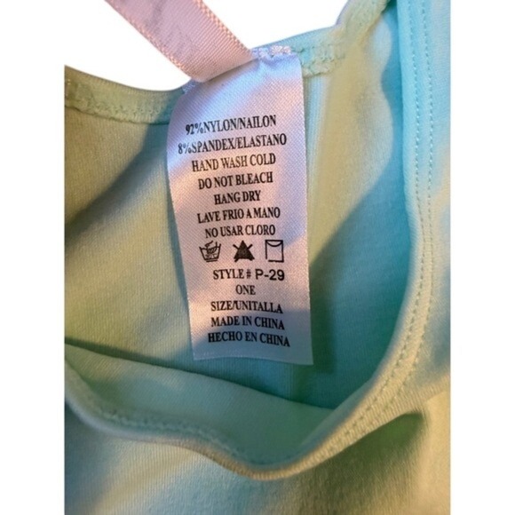 Prime Cut Island Aqua Seamless‎ Scoop Neck Tank Top P-29 One Size - Picture 4 of 6